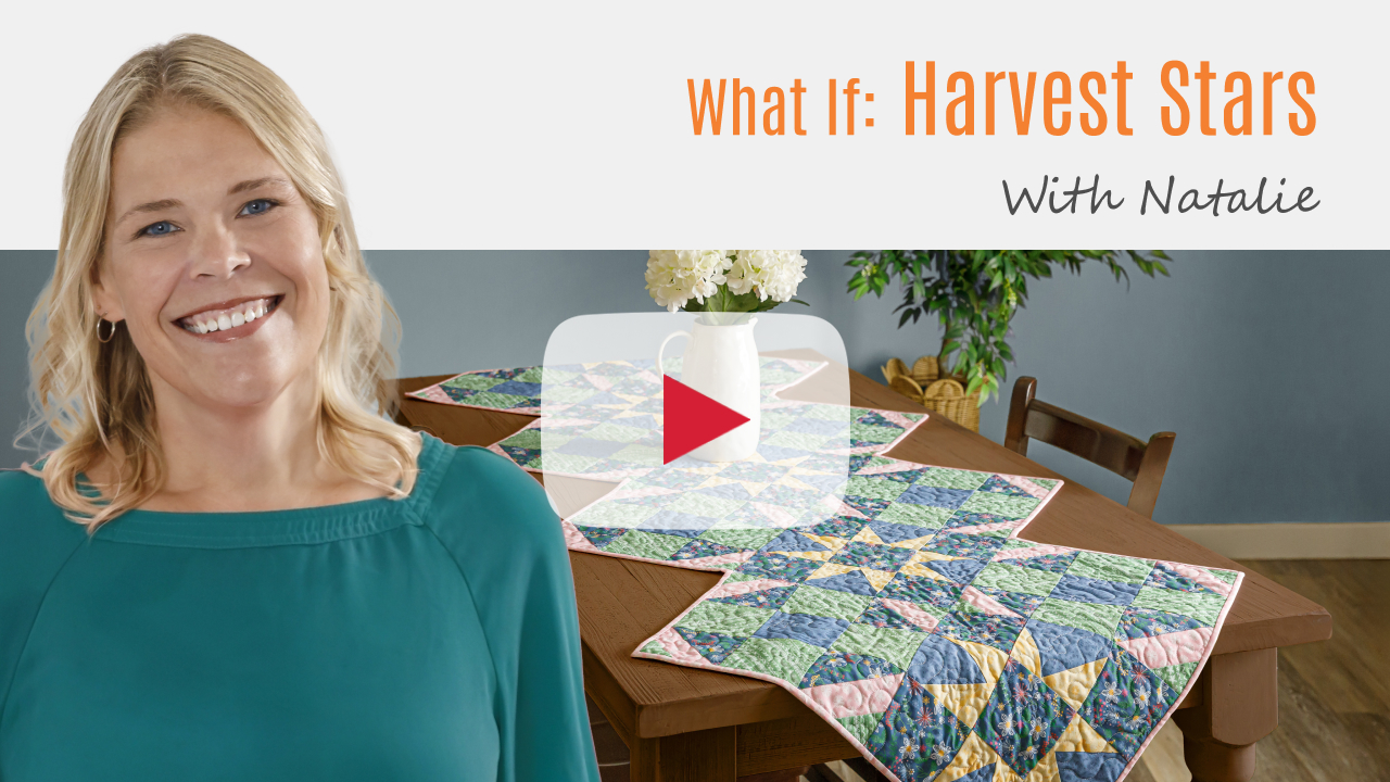 Harvest Stars Table Runner with Natalie