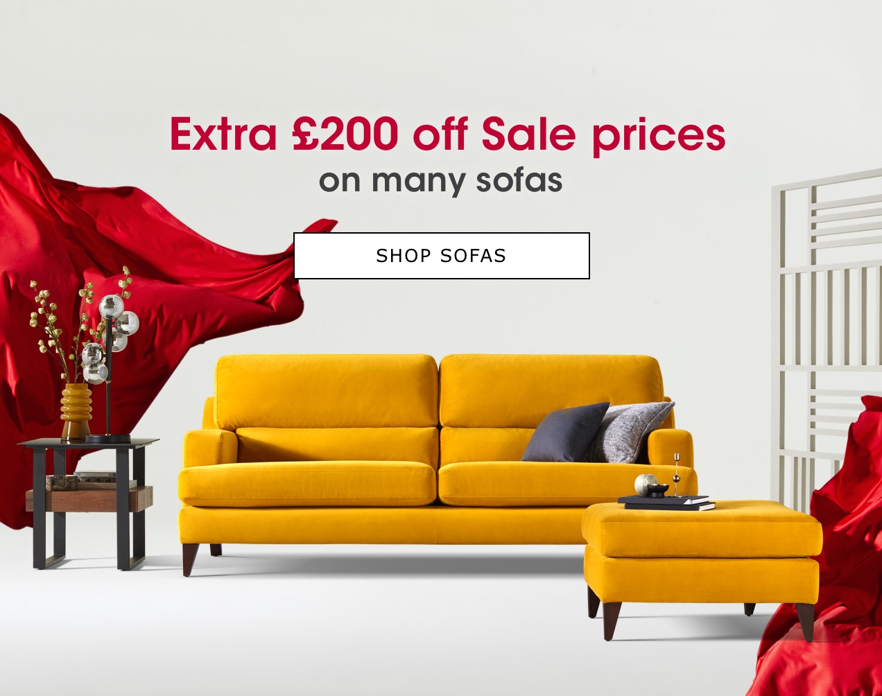 Extra £200 off many sofas