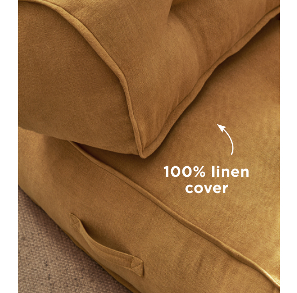 100% linen cover