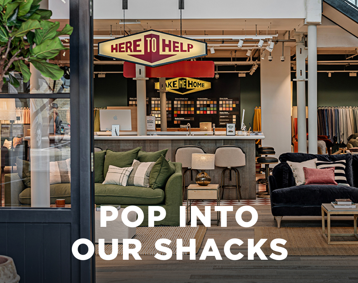 Pop into our shacks