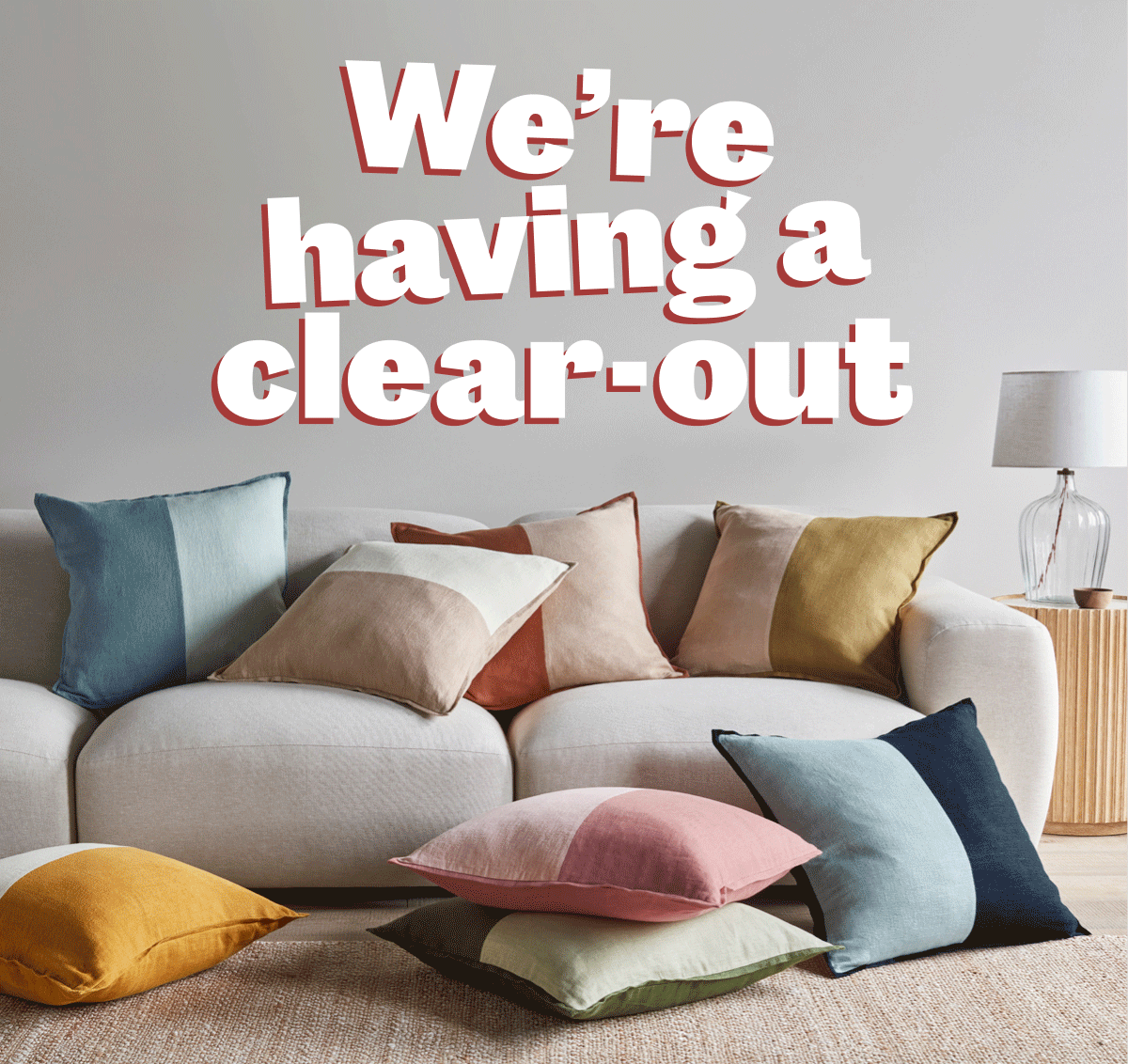 We're having a clear-out
