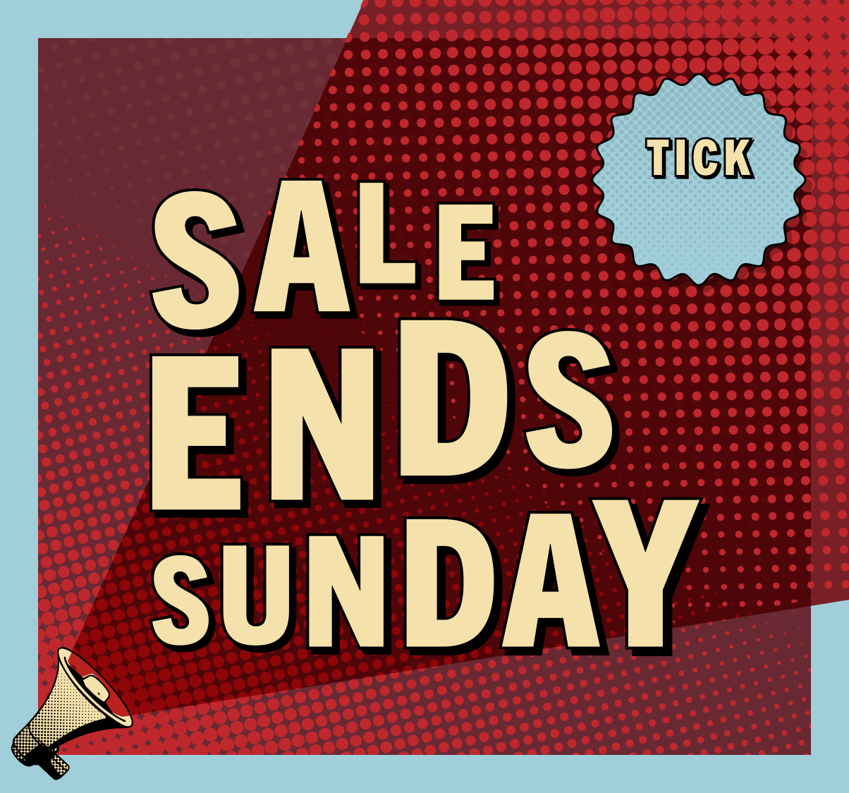 Sale ends 2nd Feb