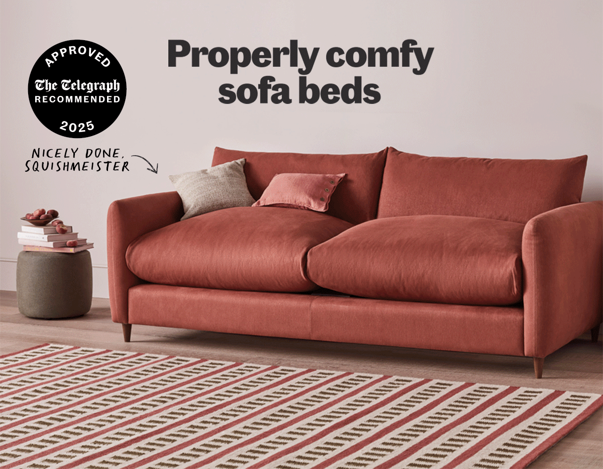 Sofa beds with telegraph badge