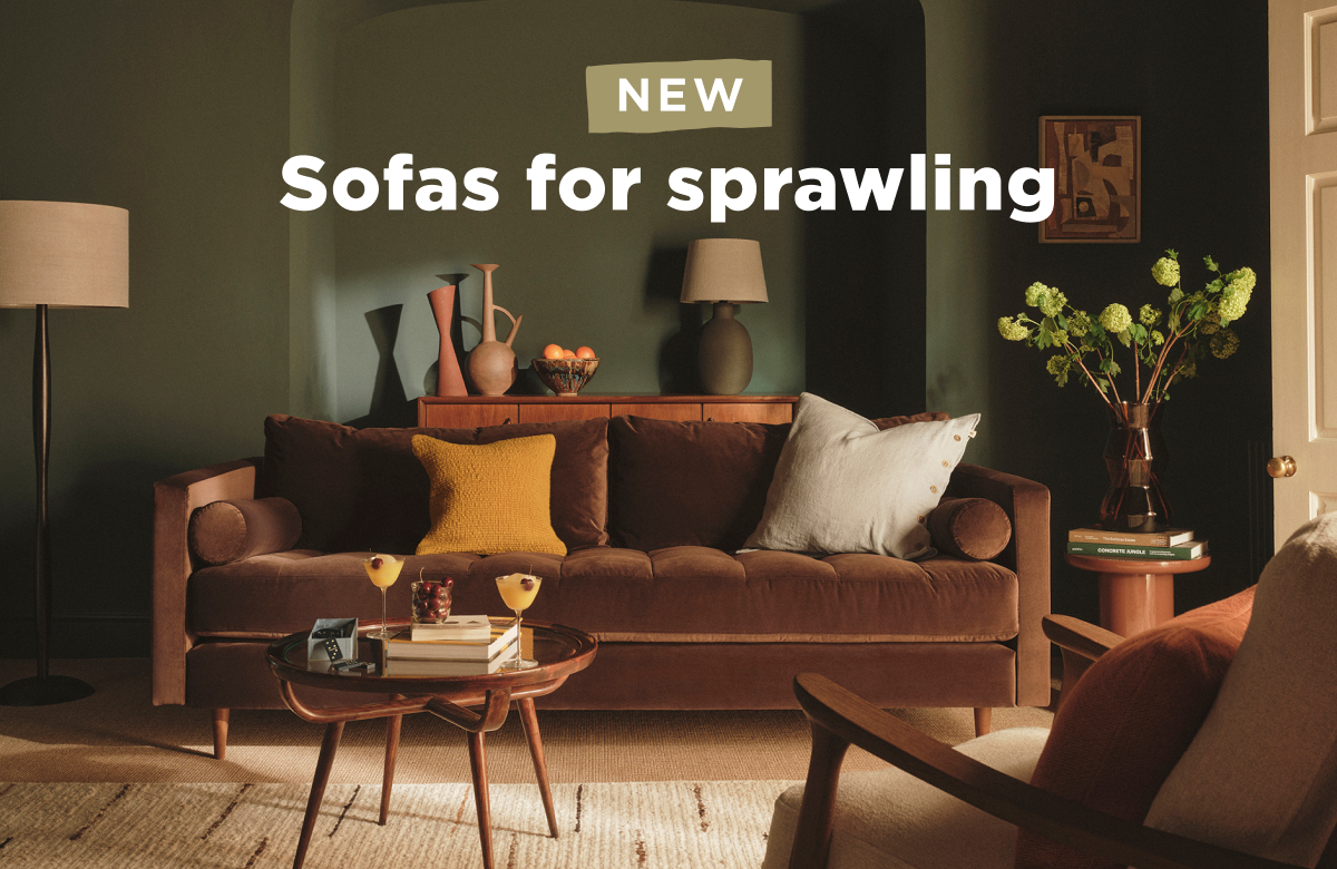New sofas for sprawling