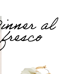 Flower Drop Hoop Earrings