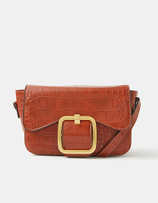 Croc Buckle Crossbody Bag