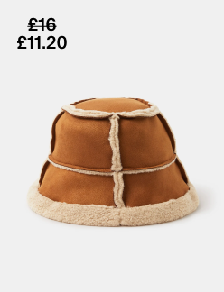 Shearling Bucket Hat
