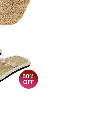 Beaded Seagrass Flip Flops