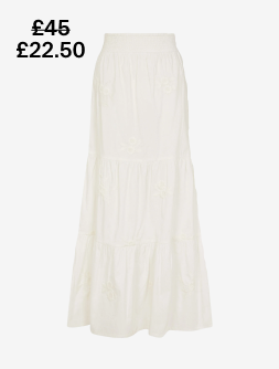 Maxi Skirt White