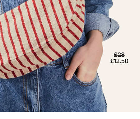 Stripe Sling Crossbody Bag