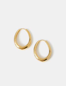 Oval Hoop Earrings