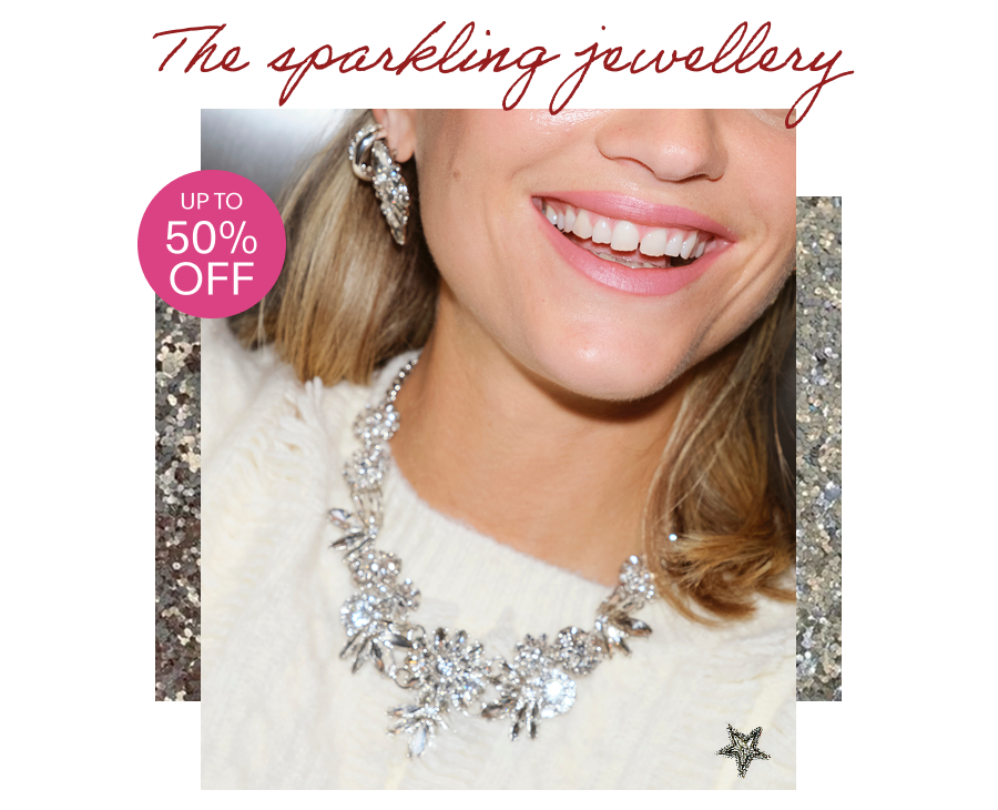 The sparkling jewellery