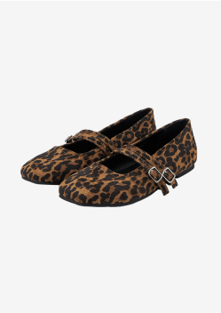 Leopard Print Flats