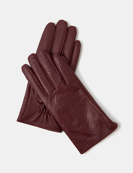 Woven Leather Gloves