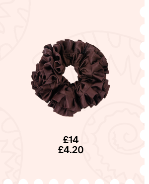 Scrunchie Brown