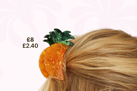 Pineapple Claw Clip