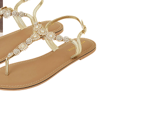 Rome Sparkle Sandals Gold