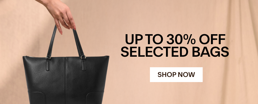 Up to 30% off selected bags