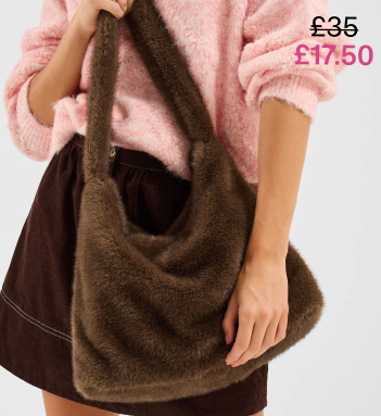 Faux Fur Shopper Bag