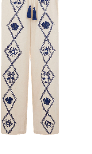 Embroidered Trousers