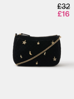 Celestial Charm Velvet Bag