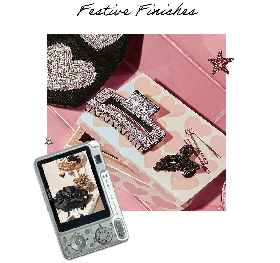 Festive finishes - shop hair accessories