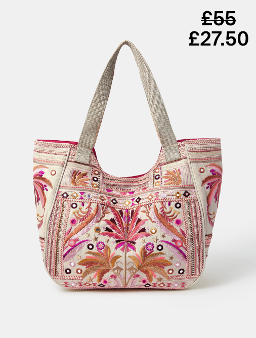 Palm Mirror Tote Bag