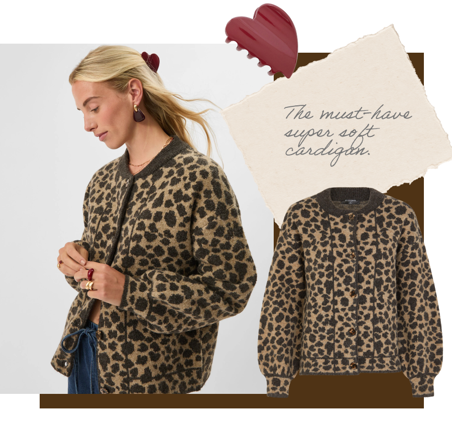 Leopard Print Cardigan