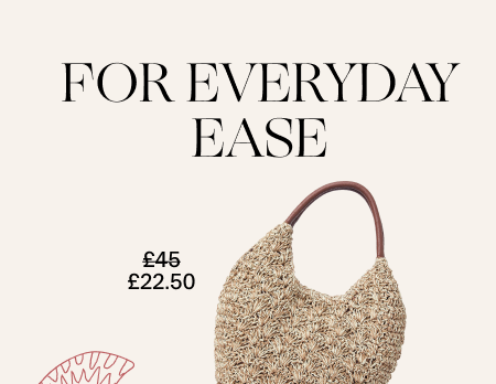 Raffia Scoop Shoulder Bag
