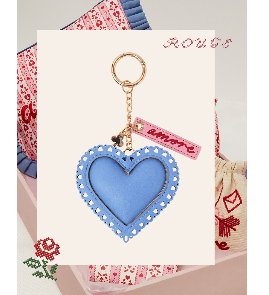 Heart Bag Charm