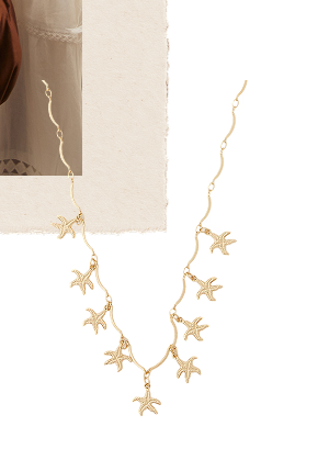 Starfish Charm Necklace