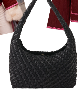 Large Woven Shoulder Bag
