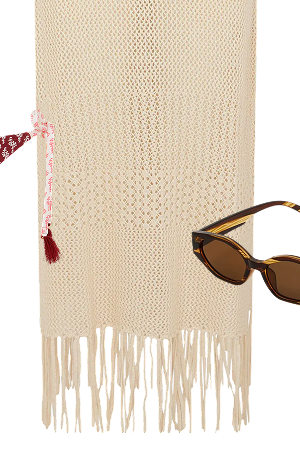 Oval Stripe Tort Sunglasses