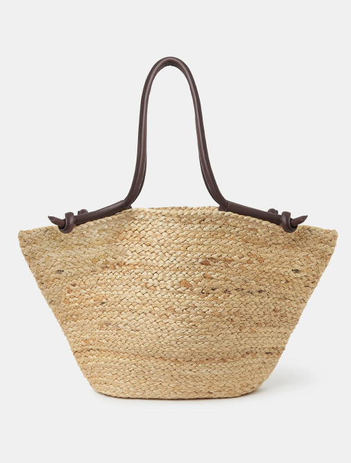 Jute Basket Beach Bag