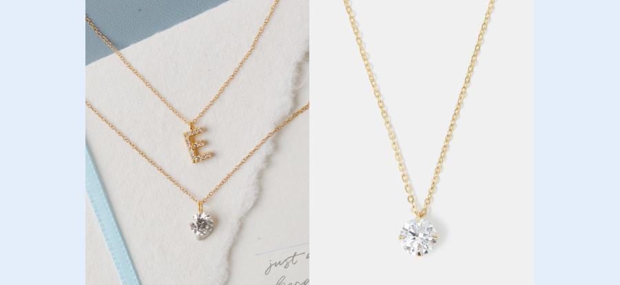 Lab Grown Diamond 0.5ct Pendant Necklace 9ct Gold