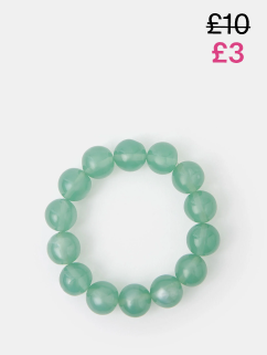 Resin Orb Bead Bracelet