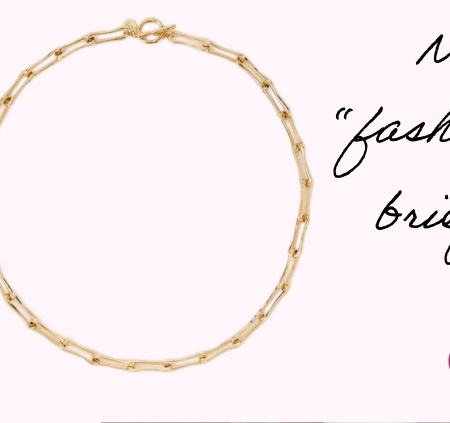 14ct Gold-Plated Paperclip Link Necklace