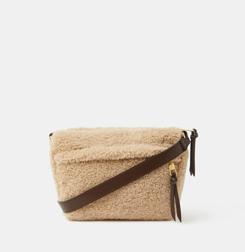 Shearling Crossbody Bag