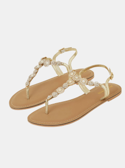 Rome Sparkle Sandals Gold