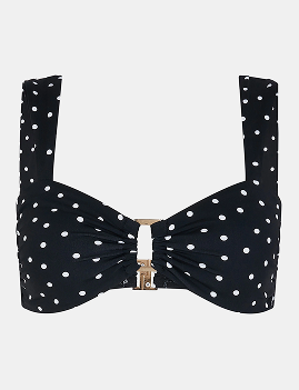 Polka Dot Bikini Top