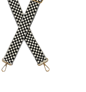 Polka Dot Webbing Bag Strap