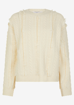Cable Knit Jumper Cream