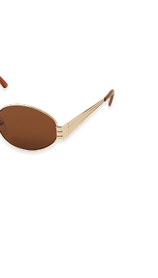 Oval Metal Sunglasses