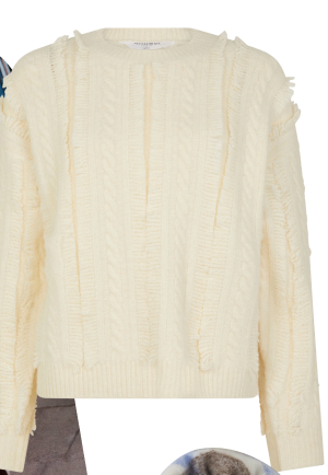 Fringe Cable Knit Jumper