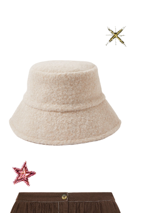 Shearling Bucket Hat