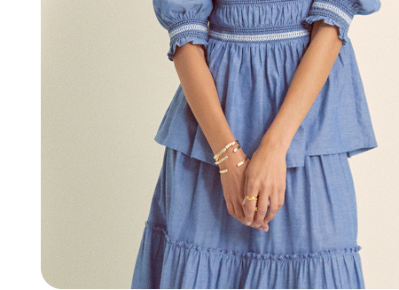 Off Shoulder Top Blue