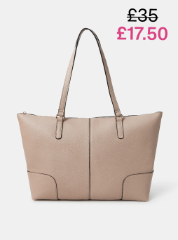 Plain Tote Bag Brown