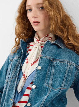 Amore Square Satin Scarf