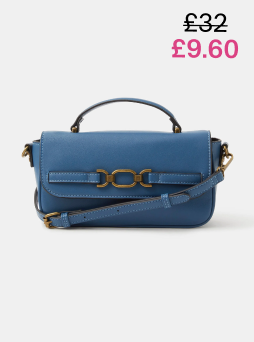 Snaffle Crossbody Bag Blue