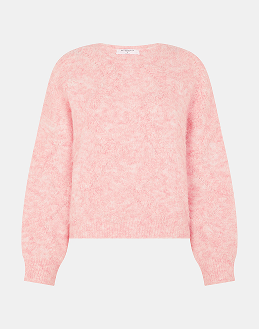 Textured Knit Jumper Pink